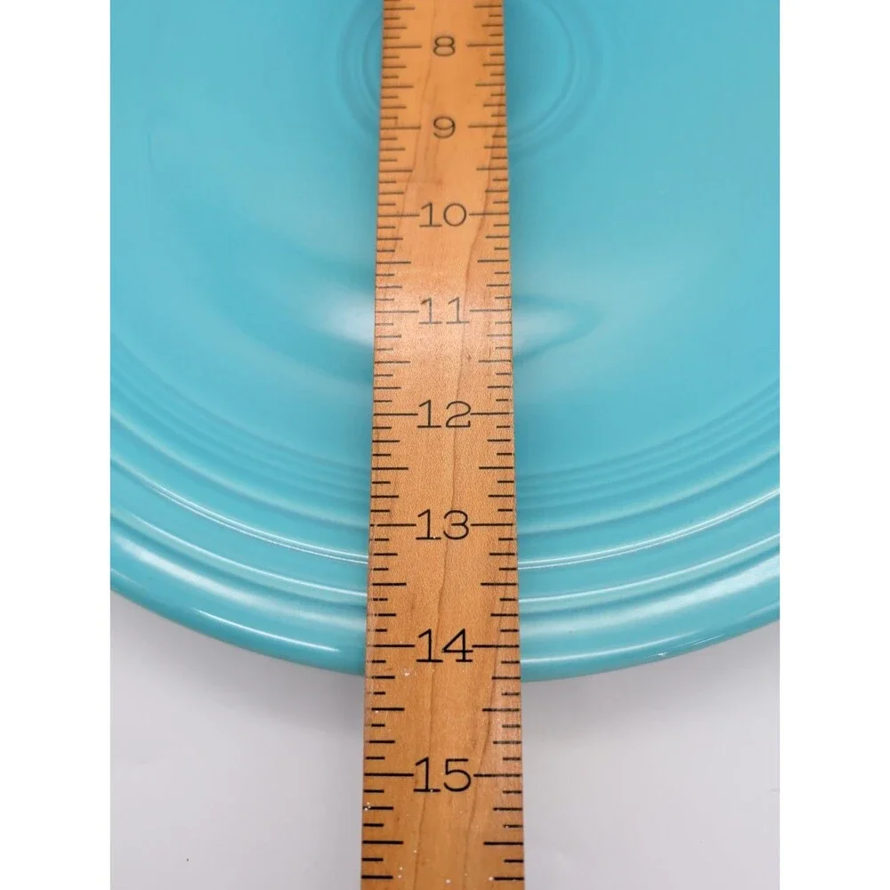Vtg Fiesta Ware Turquoise HUGE 14.25